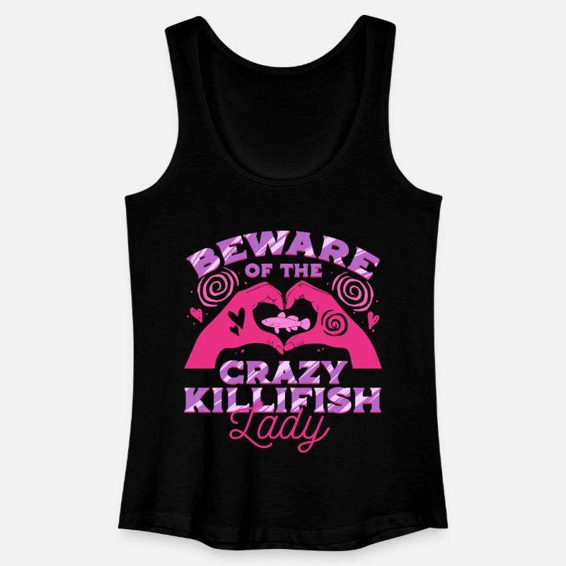 Toothcarp Killfish Toothed carp - Women’s Organic Tank Top - black