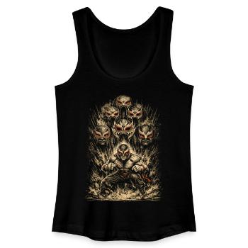 Lucha Libre Luchador - Débardeur bio Femme - noir - Devant