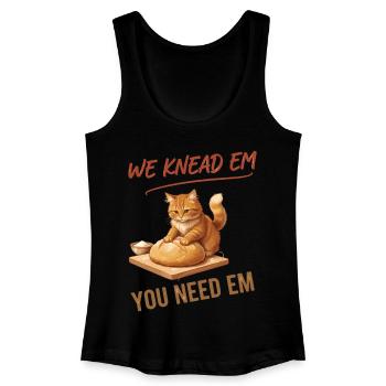 Sourdough bread we bake them, you need - Women’s Organic Tank Top - black - Front