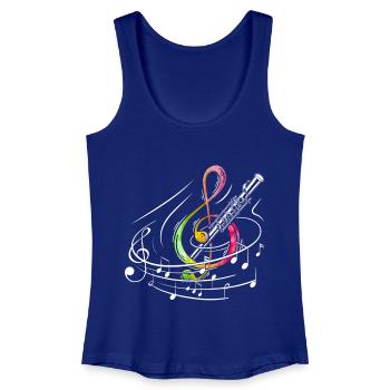Marimbaspieler übt Percussion-Gruben-Musiker - Frauen Bio Tank Top - Königsblau - Vorne