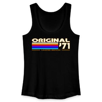 1971 - Frauen Bio Tank Top - Schwarz - Vorne