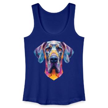 Great Dane - Women’s Organic Tank Top - royal blue - Front