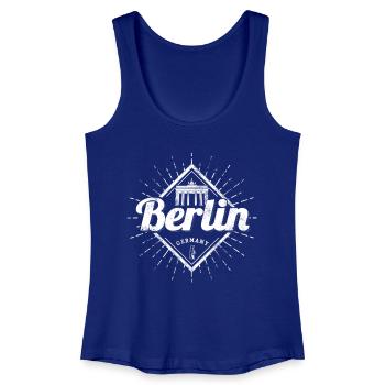 Berlin in Germany Brandenburg Gate Souvenir - Women’s Organic Tank Top - royal blue - Front