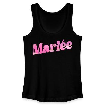 Bride Wedding - Women’s Organic Tank Top - black - Front