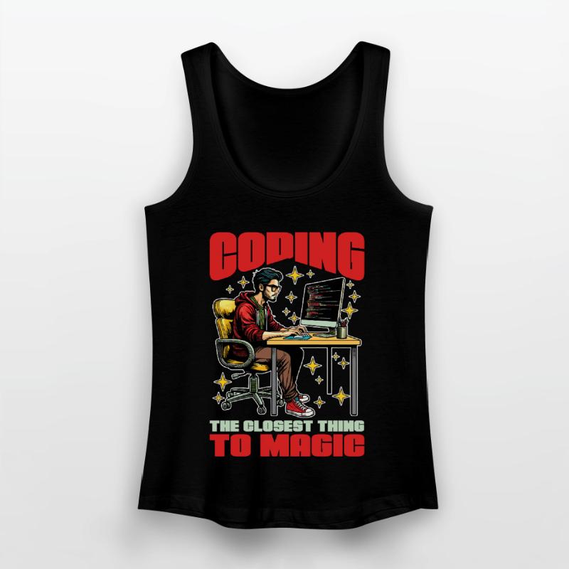 Coder Coding The Closest Thing To Magic Developer Frauen Bio Tank Top