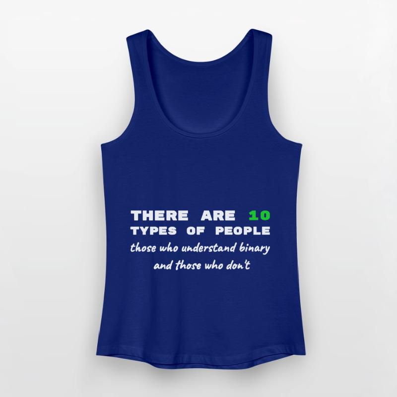 Binary Code Funny Sayings Computer Computer Work Women’s Organic Tank Top