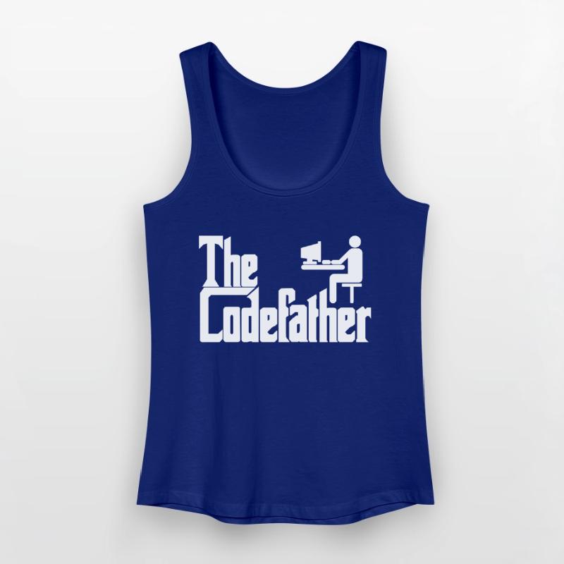 The Codefather Programmierer PC Coding Geschenk Frauen Bio Tank Top