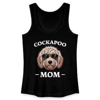 Cockapoo disant maman drôle Cockapoo cadeau - Débardeur bio Femme - noir - Devant