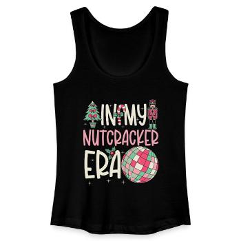 Weihnachten Xmas Spruch In My Nutcracker Era - Frauen Bio Tank Top - Schwarz - Vorne