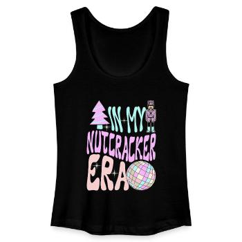 Weihnachten Xmas Spruch In My Nutcracker Era - Frauen Bio Tank Top - Schwarz - Vorne