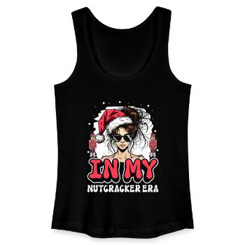 Weihnachten Xmas Spruch In My Nutcracker Era - Frauen Bio Tank Top - Schwarz - Vorne