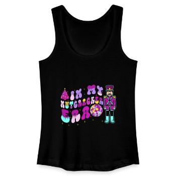 Weihnachten Xmas Spruch In My Nutcracker Era - Frauen Bio Tank Top - Schwarz - Vorne