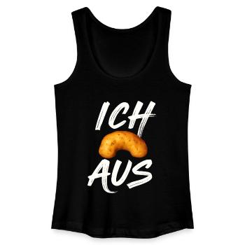 Lustiger Spruch Humor Ich Flip Aus Geschenkidee - Frauen Bio Tank Top - Schwarz - Vorne