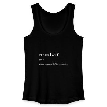 Personal Chef - Women’s Organic Tank Top - black - Front