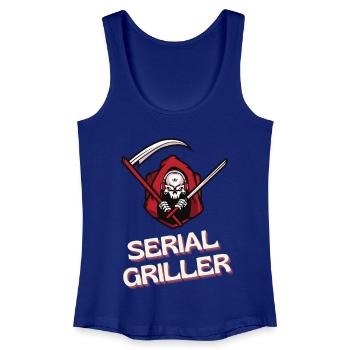Serial Griller - Women’s Organic Tank Top - royal blue - Front