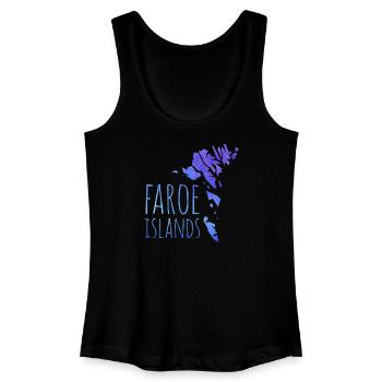 faroe - Frauen Bio Tank Top - Schwarz - Vorne