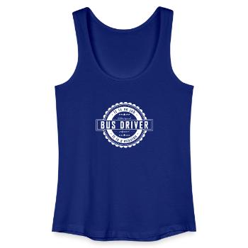 bus driver - Women’s Organic Tank Top - royal blue - Front