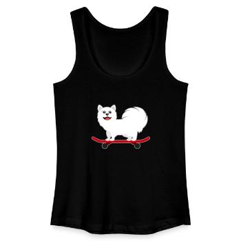 drôles animaux plantes fruits légumes motifs enfants - Débardeur bio Femme - noir - Devant