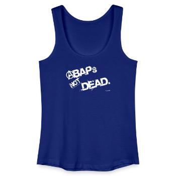 ABAPsNotDead white - Frauen Bio Tank Top - Königsblau - Vorne