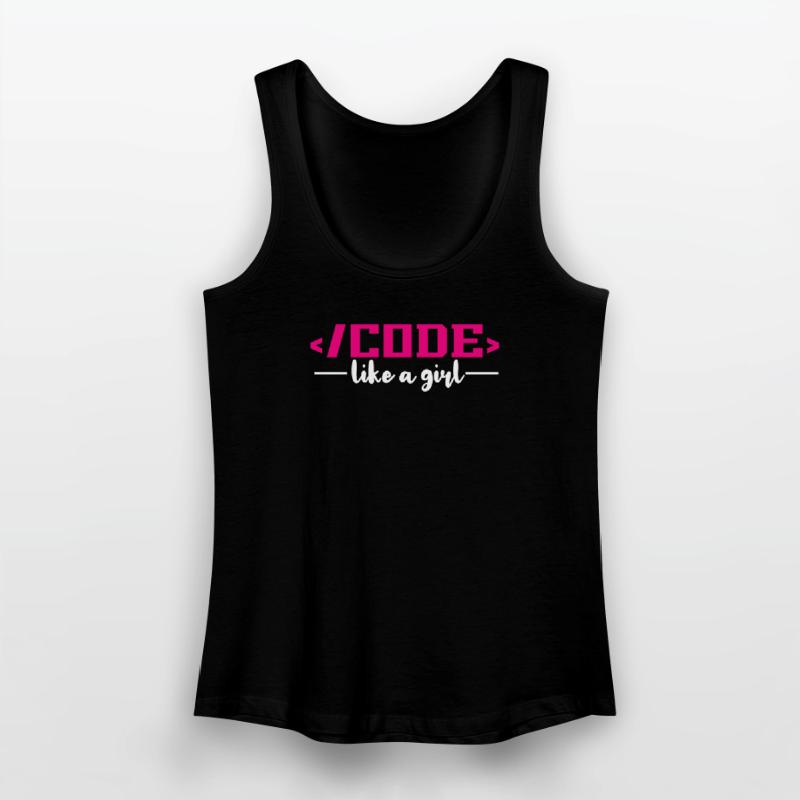 Codierung Programmierung Informatik Frauen Bio Tank Top