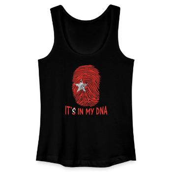 Flagge von Maastricht es in meiner DNA Geschenkidee - Frauen Bio Tank Top - Schwarz - Vorne