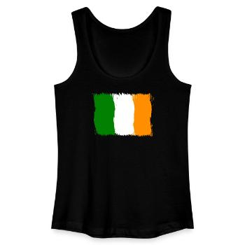Irlande , Drapeau Drapeau Cadeau - Débardeur bio Femme - noir - Devant
