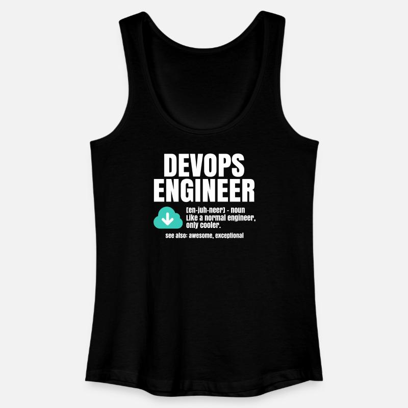 Devops Engineer - Women’s Organic Tank Top - black