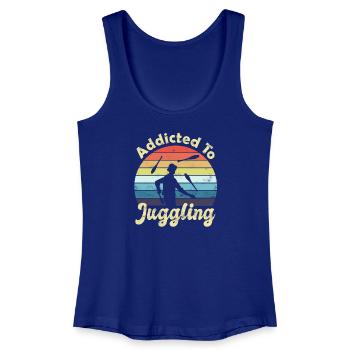 Jonglieren Jongleur - Frauen Bio Tank Top - Königsblau - Vorne