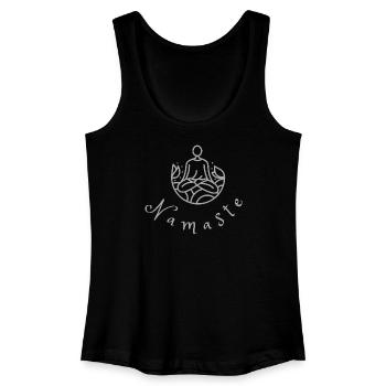 Namaste - Yoga Vibe - Débardeur bio Femme - noir - Devant