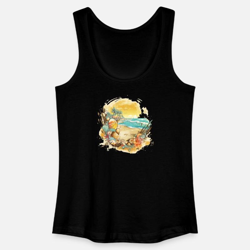 Beach Dream - Women’s Organic Tank Top - black
