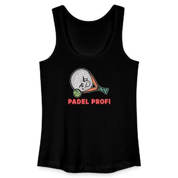 Racket Balls Statement Padel Player Sport - Women’s Organic Tank Top - black - Front