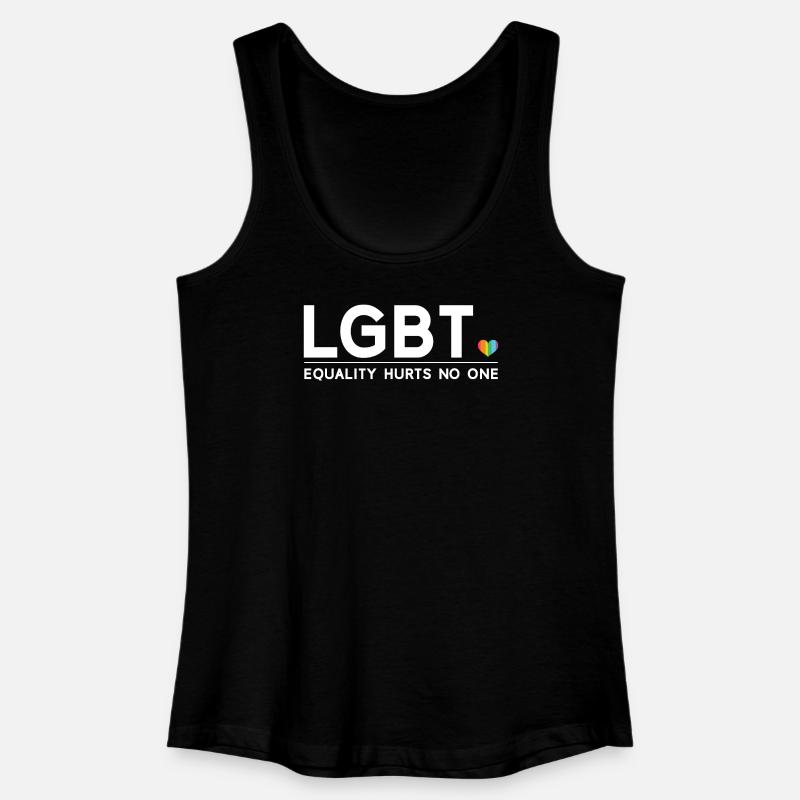Pride Month - Equality Hurts No One - Women’s Organic Tank Top - black