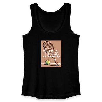 TENNIS WORLD - 1GA AI Generated - Women’s Organic Tank Top - black - Front