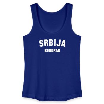 BEOGRAD Belgrade Serbia Serbia - Women’s Organic Tank Top - royal blue - Front