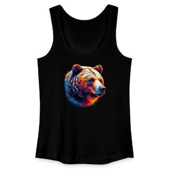 Bear - Women’s Organic Tank Top - black - Front