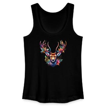 Deer - Women’s Organic Tank Top - black - Front
