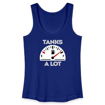 Petrol Pump Petrol Diesel Drive Refuelling - Women’s Organic Tank Top - royal blue - Front