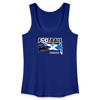 Fußball Fieber Schottland - Frauen Bio Tank Top - Königsblau - Vorne