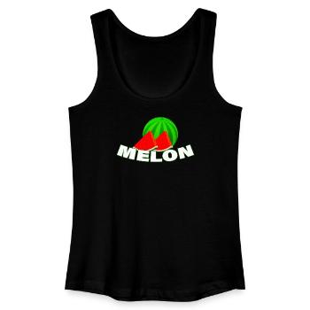 MELON - Débardeur bio Femme - noir - Devant