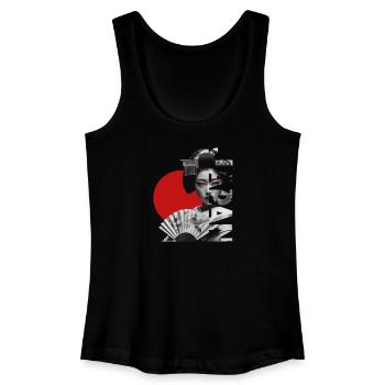 Japon - Débardeur bio Femme - noir - Devant
