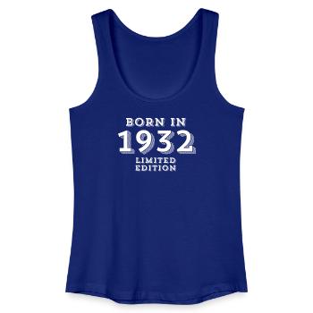 1932, Geburtsjahr, Geburtsdatum - Frauen Bio Tank Top - Königsblau - Vorne