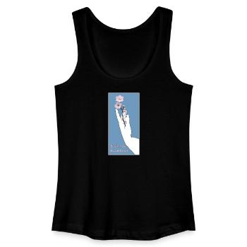 You are beautiful - Frauen Bio Tank Top - Schwarz - Vorne