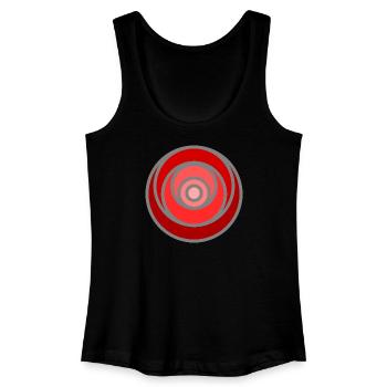 Graphic No. 7 - Frauen Bio Tank Top - Schwarz - Vorne