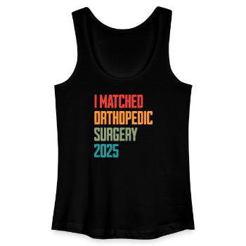 I Matched Orthopedic Surgery 2025 - Frauen Bio Tank Top - Schwarz - Vorne