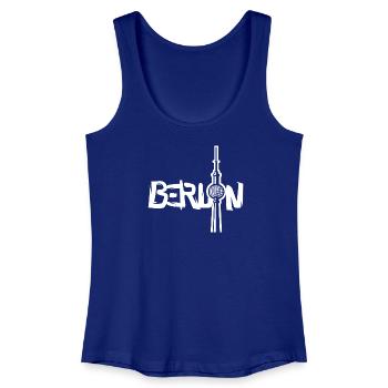 Graffiti Berlin - Berlin TV Tower - Women’s Organic Tank Top - royal blue - Front