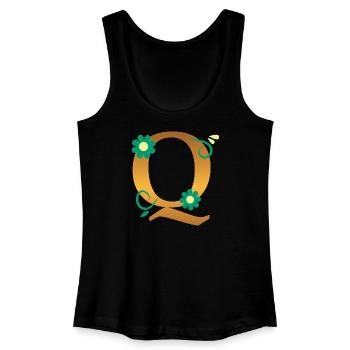 Q - Women’s Organic Tank Top - black - Front
