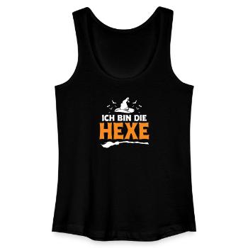 Ich Bin Die Hexe Halloween - Frauen Bio Tank Top - Schwarz - Vorne