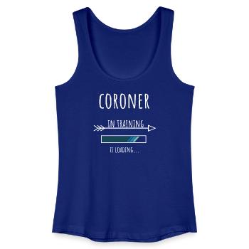 Gift Profession Training Forensic Pathologist - Women’s Organic Tank Top - royal blue - Front