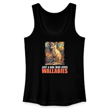 Wallabies Wallaby - Women’s Organic Tank Top - black - Front