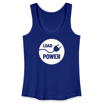LOAD POWER - Women’s Organic Tank Top - royal blue - Front